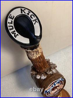ANHEUSER BUSCH MULEKICK OATMEAL STOUT DONKEY FOOT draft beer tap handle. USA