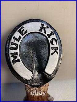 ANHEUSER BUSCH MULEKICK OATMEAL STOUT DONKEY FOOT draft beer tap handle. USA