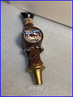 ANHEUSER BUSCH MULEKICK OATMEAL STOUT DONKEY FOOT draft beer tap handle. USA