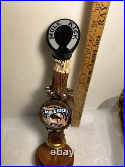 ANHEUSER BUSCH MULEKICK OATMEAL STOUT JACKASS draft beer tap handle. USA