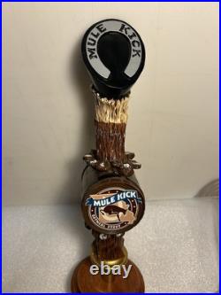 ANHEUSER BUSCH MULEKICK OATMEAL STOUT JACKASS draft beer tap handle. USA