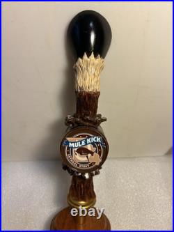 ANHEUSER BUSCH MULEKICK OATMEAL STOUT JACKASS draft beer tap handle. USA
