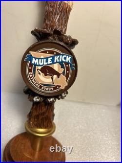 ANHEUSER BUSCH MULEKICK OATMEAL STOUT JACKASS draft beer tap handle. USA