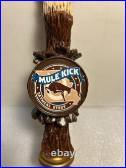 ANHEUSER BUSCH MULEKICK OATMEAL STOUT JACKASS draft beer tap handle. USA