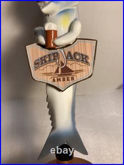 ANHEUSER BUSCH SKIPJACK AMBER draft beer tap handle. FLORIDA