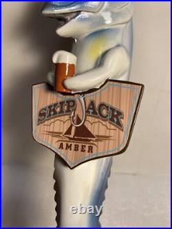 ANHEUSER BUSCH SKIPJACK AMBER draft beer tap handle. FLORIDA