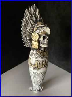 Agua Santa Beer Tap Handle Lot Skeleton Skull Craft California Santa Maria Agua Santa Beer Tap Handle Lot Skeleton Skull Craft California Santa Maria