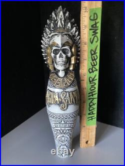 Agua Santa Beer Tap Handle Lot Skeleton Skull Craft California Santa Maria