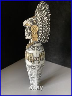 Agua Santa Beer Tap Handle Lot Skeleton Skull Craft California Santa Maria