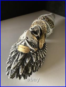 Agua Santa Beer Tap Handle Lot Skeleton Skull Craft California Santa Maria