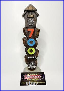 Aktein Brewery ABK 700 Years Grandfather Cuckoo Clock German Beer Tap Handle