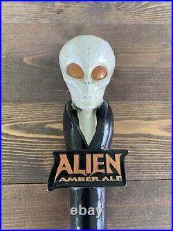 Alien Amber Ale Bar Tap Handle Sierra Blanca Brewing Co. New Mexico Rare