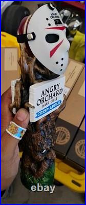 Angry Orchard Crisp Apple CiderTree Beer Tap Handle 11 Tall Jason mask rare new