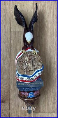 Anheuser-Busch Muenchener Orig Crafted in 1893 14 Beer Tap Handle Vintage Eagle