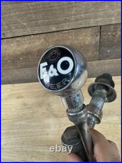 Antique E & O Beer Tap Handle With Economy Faucet Co. Nozzle Pittsburgh Brewing Co