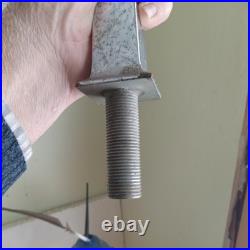 Antique Heavy Chrome Beer Tap Or Soda Fountain Faucet With Marble Knob Handle