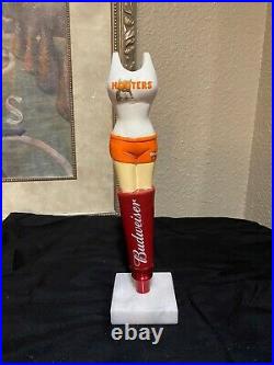 Authentic NEW Budweiser Hooters Sexy Girl Uniform Beer Tap Handle