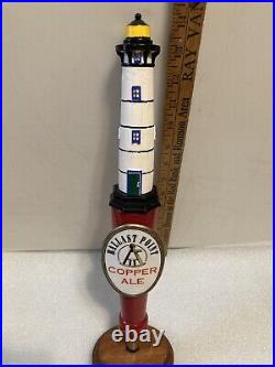 BALLAST POINT BREWING COPPER ALE LIGHTHOUSE draft beer tap handle. CALIFORNIA