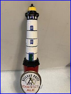 BALLAST POINT BREWING COPPER ALE LIGHTHOUSE draft beer tap handle. CALIFORNIA