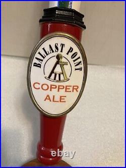 BALLAST POINT BREWING COPPER ALE LIGHTHOUSE draft beer tap handle. CALIFORNIA