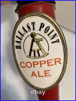 BALLAST POINT BREWING COPPER ALE LIGHTHOUSE draft beer tap handle. CALIFORNIA