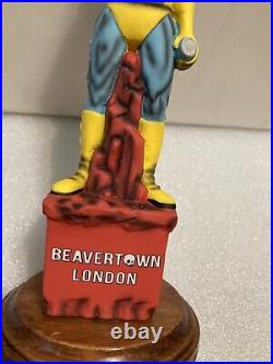 BEAVERTOWN GAMMA RAY GAMMA MAN WALKING DEAD ALIEN Draft beer tap handle. ENGLAND
