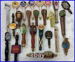 BEER TAPS! Huge Lot Of 24 Tap Handles Assorted Brands Wow! Vintage