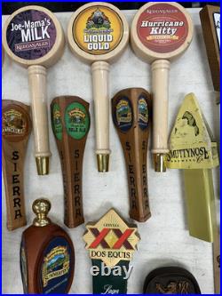 BEER TAPS! Huge Lot Of 24 Tap Handles Assorted Brands Wow! Vintage