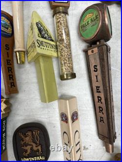 BEER TAPS! Huge Lot Of 24 Tap Handles Assorted Brands Wow! Vintage