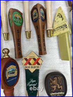 BEER TAPS! Huge Lot Of 24 Tap Handles Assorted Brands Wow! Vintage
