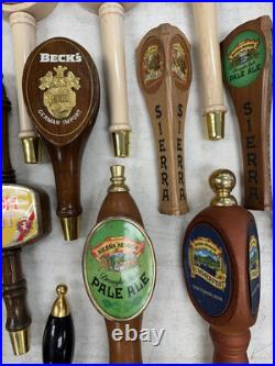 BEER TAPS! Huge Lot Of 24 Tap Handles Assorted Brands Wow! Vintage