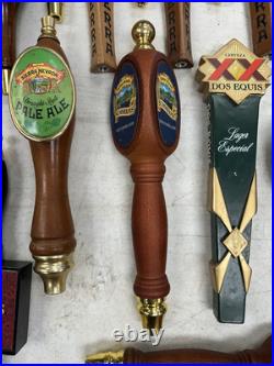 BEER TAPS! Huge Lot Of 24 Tap Handles Assorted Brands Wow! Vintage