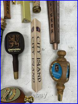 BEER TAPS! Huge Lot Of 24 Tap Handles Assorted Brands Wow! Vintage