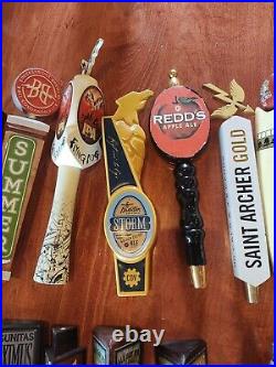 BEER TAP HANDLES LOT OF 18 Vintage And Current Tap Handle