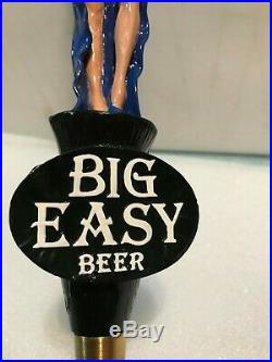 BIG EASY BRUNETTE FIGURAL beer tap handle. New Orleans, Louisianna. Rare