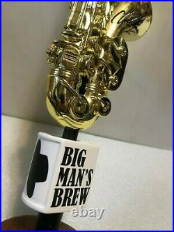 BIG MAN'S BREW HAZY GROOVE beer tap handle. NEW JERSEY