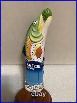 BIG TROUT BREWING LITTLE TROUT ANGLERS AMBER draft beer tap handle. COLORADO