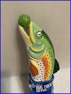 BIG TROUT BREWING LITTLE TROUT ANGLERS AMBER draft beer tap handle. COLORADO