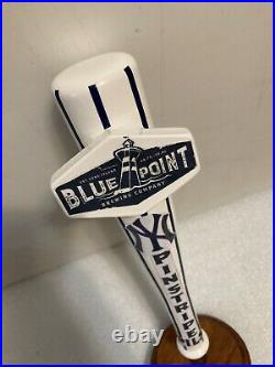BLUE POINT BREWING NY YANKEES PINSTRIPE PILS BAT draft beer tap handle. NEW YORK