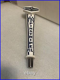 BLUE POINT BREWING NY YANKEES PINSTRIPE PILS BAT draft beer tap handle. NEW YORK