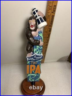 BLUE POINT THE IPA KING KONG GORILLA GONE BAD draft beer tap handle. NEW YORK