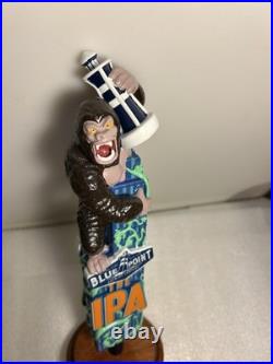 BLUE POINT THE IPA KING KONG GORILLA GONE BAD draft beer tap handle. NEW YORK