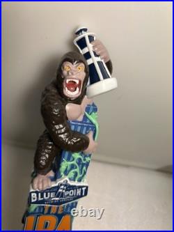 BLUE POINT THE IPA KING KONG GORILLA GONE BAD draft beer tap handle. NEW YORK