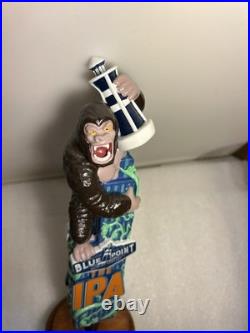 BLUE POINT THE IPA KING KONG GORILLA GONE BAD draft beer tap handle. NEW YORK