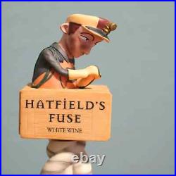 BNIB Blasted Church Hatfield's Fuse White Wine Beer Tap Handle Knob