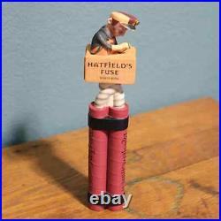BNIB Blasted Church Hatfield's Fuse White Wine Beer Tap Handle Knob