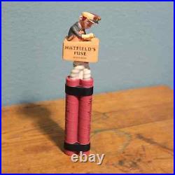 BNIB Blasted Church Hatfield's Fuse White Wine Beer Tap Handle Knob