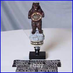 BNIB Morgan Street Brewery Bear Golden Pilsner Beer Tap Handle Knob