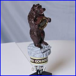 BNIB Morgan Street Brewery Bear Golden Pilsner Beer Tap Handle Knob