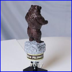 BNIB Morgan Street Brewery Bear Golden Pilsner Beer Tap Handle Knob